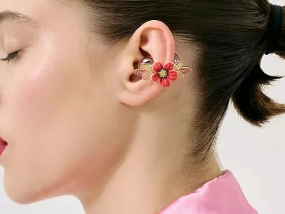 Ferrari Press AgencyEarbuds 1Ref 1798617/07/2026Pictures MUST credit: Les N&eacute;r&eacute;ides x Huawei A new set of earbuds are set to dazzle - accessories by jewellery specially designed for the,.Chinese electronics giant Huawei has teamed with French jewellery maison&nbsp;Les N&eacute;r&eacute;ides for a special range of its new high end FreeClip 2 buds.The Signature Edition is designed to take clip-on Les N&eacute;r&eacute;ides accessories that have launched alongside the buds.Each clip-on features hand-painted enamelled detailing, golden brass pistils, and zirconia crystals,They designed to attach firmly to the earbuds without sliding off or degrading the touch controlsThe jewellery features bees, butterflies, flowers and even a pair of cherries.The signature bds are &euro;229 euros with the jewellery accessories between &euro;80 and &euro;110 euros.OPS: The FreeClip 2 S Signature Edition earbuds with Les N&eacute;r&eacute;ides x Huawei clip in jewelleryPicture supplied by Ferrari,Image: 1117056954, License: Rights-managed, Restrictions:, Model Release: no 