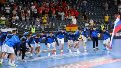 Slovenska reprezentanca je pri&scaron;la do velikega uspeha. Foto: Simion Sebastian Tataru