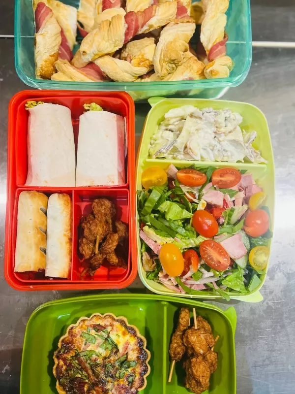 Story from Jam Press (Budget Mum Meals)Pictured: Budget packed lunches prepped by Mette.'I learned how to feed my family for less than Ł6 a day as a single mum once ridden with debt &ndash; here's how I did it'A resourceful mum-of-two has revealed how she keeps her family's food and household bills to less than Ł200 a month.Mette Kristiansen says she still serves colourful, home-cooked meals and introduces her sons, Joshua, 12, and Noah, eight, to new foods despite spending far less than many families on groceries.The 42-year-old turned budget cooking into a way of life after falling into debt when her youngest son, who is autistic, was born.Determined to make every penny count, Mette began hunting for yellow-sticker bargains and getting creative in the kitchen.And now her average monthly spend on food and household essentials is just Ł174.30."When I had my youngest son, I had to give up my job which I absolutely loved and had hoped to keep for much longer, his needs meant that I couldn't simply place him in nursery," Mette, a Danish-born single mother living in Basingstoke, Hampshire, told creatorzine.com."At the same time, my relationship with my ex-husband deteriorated, and I struggled both emotionally and financially."I suddenly found myself falling into debt every month."I discovered that many supermarkets heavily discounted food at the end of the day so I would buy a random assortment of reduced items and challenge myself to turn them into enjoyable meals by thinking creatively."The purpose was to show that it is possible to create delicious, affordable meals using reduced-to-clear products."Mette, who works part-time at a local community centre, regularly transforms unusual food pantry finds into family meals and is known among friends and neighbours for rescuing unwanted food.That includes products that are past their best-before dates.She said: "I later discovered the food pantries in Basingstoke and became a regular visitor."I noticed that there were often unusual frozen items that nobody else wanted."I would take them home and find ways to reinvent them."It has been a process of trial and error, but over time it has mostly been a success."Mette shares meal plans, tips and money-saving tricks on her Facebook page, A Foodie Mum on a Budget.One recent meal showed exactly how her approach works.Using reduced-price beef, discounted vegetables, free surplus produce and pantry staples, she cooked a noodle dish for herself and her two sons for just Ł4.78.The ingredients included reduced-to-clear beef costing Ł2.74, two eggs for 36p, noodles for 59p, carrots costing 5p, mangetout at 60p, peppers for 8p, onions for 5p and a chilli topping for 15p.Several ingredients, including bok choi, cabbage, lemons and coriander, were sourced for free.There were even leftovers.Mette said: "The leftover noodles have already been requested for breakfast tomorrow morning by the boys."The price breakdowns on my posts reflect what I actually paid for ingredients."I also collect food through Olio, which I count as free."Because of the way I source much of my food, some costs are estimates, but I always try to make them as accurate as possible."This approach has also helped my boys develop a much wider range of tastes."In fact, my oldest recently tried a raw oyster."I also did a week of only using Aldi products and fed me and the boys for Ł25."It was fun to do."Though I had to think differently as I could only rely on what I got at the shop."I'm a big believer in meal planning and checking what you got in."Mette says her frugal approach helped her clear her debts and regain financial stability.She said: "Over time, I managed to clear my credit card balances and build a small emergency fund for unexpected expenses."I also wanted to be able to afford experiences for my boys."Both of them are passionate about history, so we visit historical sites and landmarks whenever we can."I'm able to do this guilt-free because I save money on our everyday food shopping."She also believes her creative cooking has helped her sons develop a healthy relationship with food.She said: "Health is another major motivation."I live with fibromyalgia and several other health conditions, and I want to be around for my two amazing boys for as long as possible."I also want them to develop a healthy relationship with food."I struggled with eating disorders throughout my teenage years, and I never want them to go through the same experience."The boys enjoys healthy and unhealthy things to eat, they don't have a massive sweet tooth, except for chocolate and macaroons."Hence, I decided to learn how to make them myself."Again it saves lots of money."Last year, I worked out that our average monthly spend on food and household essentials was just Ł174.30."Budget cooking started out as a necessity, but over the years it has become something much bigger."It helped me pay off debt, build financial security, create opportunities for my boys, and introduce my family to foods and experiences we may never otherwise have tried."Most importantly, it has shown me that good food doesn't have to be expensive."Sometimes all it takes is a bit of creativity, a willingness to try something new, and the confidence to think outside the box."ENDSEDITOR'S NOTE: Exclusive Licence: An exclusive licence has been obtained directly from the verified copyright holder. Jam Press holds exclusive distribution rights for the agreed content within the terms of the contributor agreement.,Image: 1115454833, License: Rights-managed, Restrictions: EDITOR'S NOTE: Exclusive Licence: An exclusive licence has been obtained directly from the verified copyright holder. Jam Press holds exclusive distribution rights for the agreed content within the terms of the contributor agreement., Model Release: no 