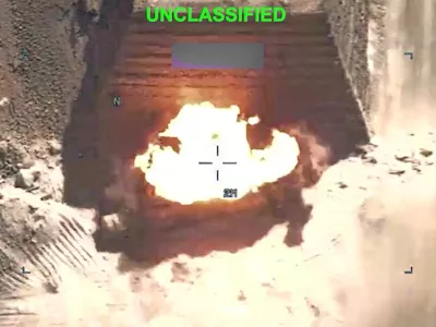An explosion at an unknown location, during what U.S. Central Command (CENTCOM) says are strikes on Iran, in this screengrab taken from a handout video released on July 20, 2026. U.S. Central Command/Handout via REUTERS THIS IMAGE HAS BEEN SUPPLIED BY A THIRD PARTY. MANDATORY CREDIT. OVERLAY AND MASKING AT SOURCE. Verification lines: -Location and date could not be verified -No earlier version of the video found posted online before July 20   TPX IMAGES OF THE DAY