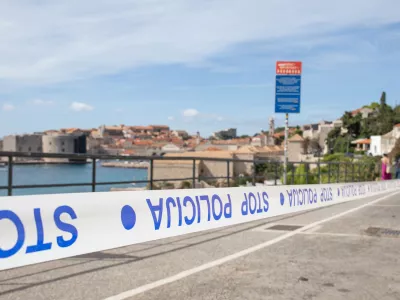 08.10.2024., Dubrovnik - Pocele mjere osiguranja zbog summita potpore Ukrajini. Photo: Grgo Jelavic/PIXSELL