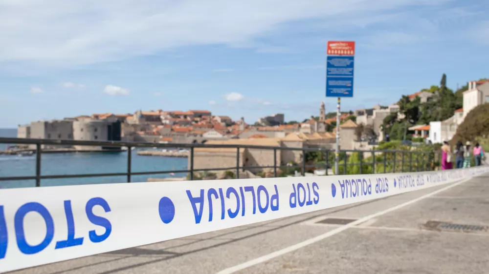 08.10.2024., Dubrovnik - Pocele mjere osiguranja zbog summita potpore Ukrajini. Photo: Grgo Jelavic/PIXSELL