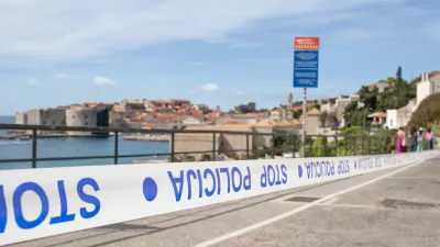 08.10.2024., Dubrovnik - Pocele mjere osiguranja zbog summita potpore Ukrajini. Photo: Grgo Jelavic/PIXSELL