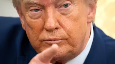 President Donald Trump gestures while meeting with Lebanese President Joseph Aoun in the Oval Office at the White House, Tuesday, July 21, 2026, in Washington. (AP Photo/Mark Schiefelbein)