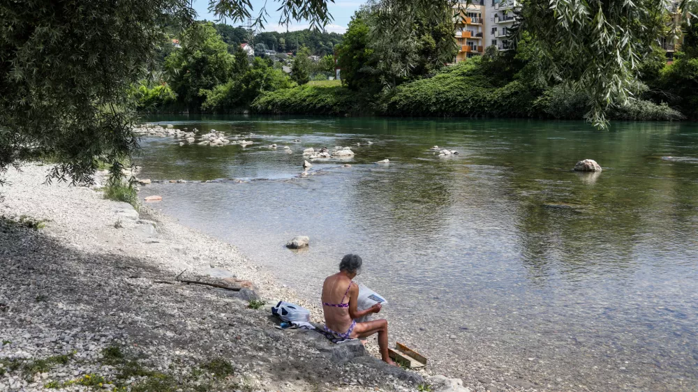 - 18.06.2026. - Plaža Sava - Laguna v Ljubljani.//FOTO: Bojan Velikonja