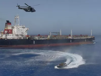 Operatives of EUNAVFOR MED approach tanker MV SOUTH STAR, suspected by the EU officials to be sailing under a false flag, in this still image obtained from social media with date given as July 20, 2026, released July 22, 2026. Kaja Kallas via X via REUTERS THIS IMAGE HAS BEEN SUPPLIED BY A THIRD PARTY NO RESALES. NO ARCHIVES Verification lines: Reuters identified the vessel as SOUTH STAR from the superstructure, crane and the deck, which matched archive imagery of the vessel. The location and date of photos could not be verified, but no older versions were found posted online before July 22. Ship tracking data showed the SOUTH STAR off the coast of Malta on July 20.