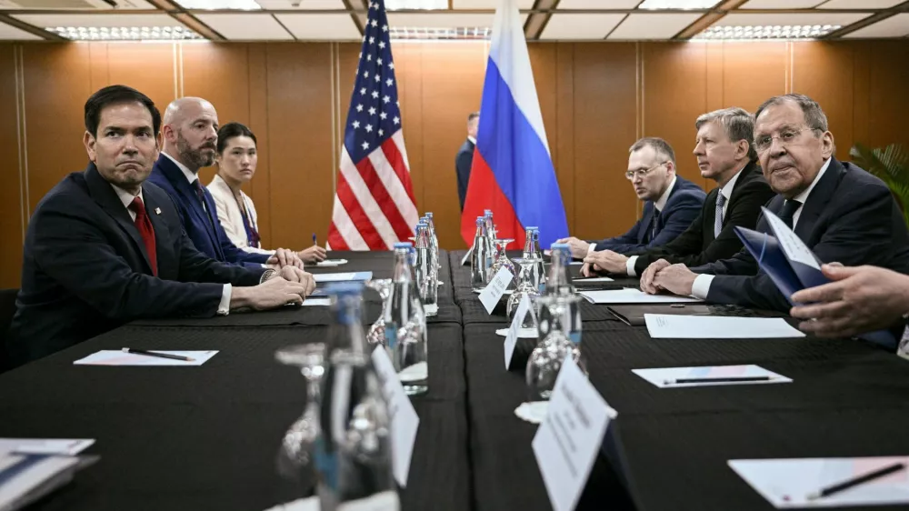 Russia's Foreign Minister Sergey Lavrov attends a meeting with US Secretary of State Marco Rubio on the sidelines of the Association of Southeast Asian Nations (ASEAN) Foreign Ministers Meeting in Pasay, Metro Manila, on July 23, 2026.   BRENDAN SMIALOWSKI/Pool via REUTERS   TPX IMAGES OF THE DAY