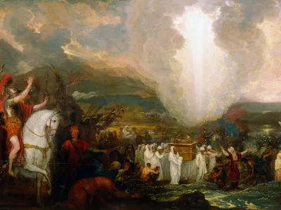 Skrinja stare zaveze / Foto: Wikipedia/ Benjamin West 