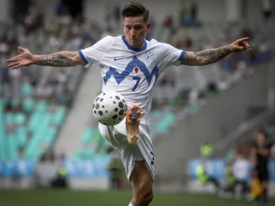 Benjamin Verbič4.6.2026 - stadion Stožice - prijateljska tekma Slovenija - Ciper - nogomet slovenska reprezentanca Foto: Luka Cjuha