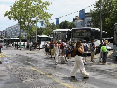 21.07.2026 - Avtobusna postaja Ljubljana- avtobusFoto: Luka Cjuha