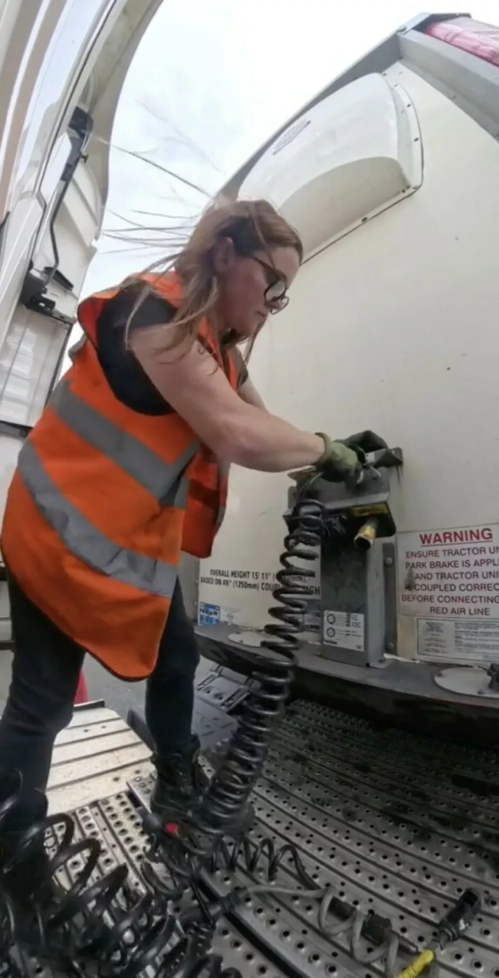 Story from Jam Press (Female HGV Driver)Pictured: Video grab: Hannah Robinson.'I dreamed of being a bin man as a little girl &ndash; now I drive 44 tonne trucks for a living'A woman who dreamed of being a "bin man" when she was a child now drives 44 tonne trucks for a living.Hannah Robinson works as a Class 1 HGV driver, travelling across the UK and even overseas as part of a growing haulage business she helped build from the ground up.The 32-year-old prides herself on being one of the North East's most recognisable female truck drivers and says she has never let stereotypes stand in her way."When I was little, I used to watch the bin men driving up the street and say to my mam 'I'm going to be a bin man'," Hannah, from Hartlepool, County Durham, told creatorzine.com."My uncles and cousins are truckers and my grandad was a bus driver, so I suppose it's in my blood."Being a female driver, you do feel you have a point to prove in order to show you're just as capable as a man."During tight and difficult manoeuvres, I've been asked if I can manage and had men offer to do it for me."I often find myself saying 'it's ok, I can do it'."On one of our jobs, I drive a forklift and help out with manual labour, which involves lifting 250-litre drums."I once had someone run over and say, 'leave them for us, they're too heavy for you'."I was quick to prove them wrong."Because of my height, people assume I'm not strong enough to reach or lift things and try to do it for me."I'm grateful for the help, of course, but I'm stronger than I look and not afraid to ask for help if I do need it."I'm sure they come from a good place but I'd rather they just let me do it and ask I'll ask for help myself if I need it."Fortunately, she says the vast majority of drivers and colleagues have been welcoming.She said: "I've had the usual 'what's a girl like you doing in a job like this?' kind of comments, but nothing ever malicious."On the refineries, I'm treated the same as the men and that's how it should be."We have a laugh and I give as good as I get, but having thick skin and a good sense of humour goes a long way."People are usually more curious than anything; I often get asked if I'm ex-army."But she says social media is a different storyHannah, who used to be a children's face painter, shares snippets of her life driving trucks on her TikTok HGV Han.Hannah now earns around Ł5,000 a month at a job she loves and says every day is different.She said: "I'm never in the same place."I could be up at 5am, start work at 6, do my defect checks on the truck and trailer, then drive to my delivery point which could be England, Scotland or Wales."I've delivered everything from recycling to machinery, motorbikes and even tins of spam."When I'm working on the refineries, an average day includes clocking in, getting into overalls and working on site, covering all logistics from escorting loads to shunting trailers."I help the lads out with manual work too when I can."Hannah says keeping fit on the road is difficult and she wants all truck stops to have facilities such as gyms.She said: "After working a 12-hour day, all you want to do it eat and sleep.""I ran a marathon last year so I had to train while I was away in the truck."I'd park up on the industrial estate overnight, get my trainers and headphones on and run for miles."I enjoy yoga too, so I would do that in the cab."There are too many drivers facing health problems because of the lack of exercise and food options."Hannah says she's been branded as "desperate" by male drivers online.Hannah said: "When I announced my TikTok, amongst the support I had a barrage of comments from disgruntled male drivers, calling me an attention seeker and desperate."It really doesn't bother me."I expected it and it's sad that we live in a world where it's acceptable to call people all sorts of names online."I can see why it would affect people's mental health."They are literally strangers and don't know me."If they met me in person, their opinions would change because I get on with everyone."I got accused of doing OnlyFans."That was hilarious to me as it couldn't be further from the truth."Hats off to the girls that do it, each to their own and they're making a lot more money than the people slating them online but it could never be me and that's ok too."I told them I'd screenshot their comment and use it in a future video and they soon changed their tune."I just wonder if they have daughters and if they'd appreciate a man saying that to them."We had a laugh replying to them all but they helped me gain traction on my page, so a big thanks to them."Hannah first began training for her Class 2 licence in 2016 at the age of 21 but suffered a setback when she failed her test.At around the same time, her friend Callum, an experienced Class 1 driver, had decided to launch his own agency.The pair teamed up and what would eventually become C.W Haulage Services was born.Hannah said: "He took me under his wing and got me my first job, driving roll-on-roll-off skips for six months and I loved it."That's when things really changed for us, he was getting calls for Class 1 work and encouraged me to get my licence."I was so scared, I thought, 'Am I too small to drive those big trucks?'"But I passed the first time!&nbsp;"Since then, it's been a whirlwind."We went from just us two, to a team of drivers, to Callum buying our first truck, The Grey Lady Then our second truck The Blue Ranger.&nbsp;"Fast forward 10 years, we've had multiple contracts with local companies and we now work on refineries across the UK, America and Canada."We pride ourselves on having a great rapport with our clients, which has helped us grow into the company we are today."Unlike many office workers, Hannah says there is no such thing as a typical day as a truck driver.She said: "There's never a normal day in the world of HGV Han."One week I'll be driving locally on day or night shift, then home in my own bed; the next week I could be sleeping in my cab in Truckstops, or travelling to a refinery where I'll work for weeks or months, living in hotels or contractor houses."No two days are the same and I love that about my job; it keeps me on my toes!&nbsp;"The best part of the job for me is getting to see so many new and interesting places."I've scaled all corners of the UK, from John O Groats to Lands End, meeting people from all walks of life and getting paid for the privilege- what's not to love."Also, when you work with your friend, it doesn't really feel like work."The job is only as fun as you make it, but we make it a lot of fun."ENDSEDITOR'S NOTE: Exclusive Licence: An exclusive licence has been obtained directly from the verified copyright holder. Jam Press holds exclusive distribution rights for the agreed content within the terms of the contributor agreement.,Image: 1115171475, License: Rights-managed, Restrictions: EDITOR'S NOTE: Exclusive Licence: An exclusive licence has been obtained directly from the verified copyright holder. Jam Press holds exclusive distribution rights for the agreed content within the terms of the contributor agreement., Model Release: no 