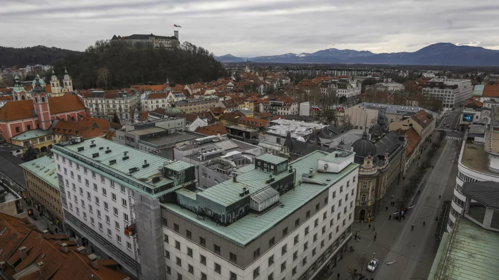 13.01.2025 - Ljubljana panorama - simbolična fotografijaFoto: Luka Cjuha