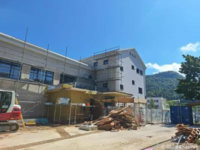 Zaradi spremembe projekta se je podalj&scaron;al tudi rok izvedbe del na Knjižnici Franceta Balantiča. Foto: Občina Kamnik