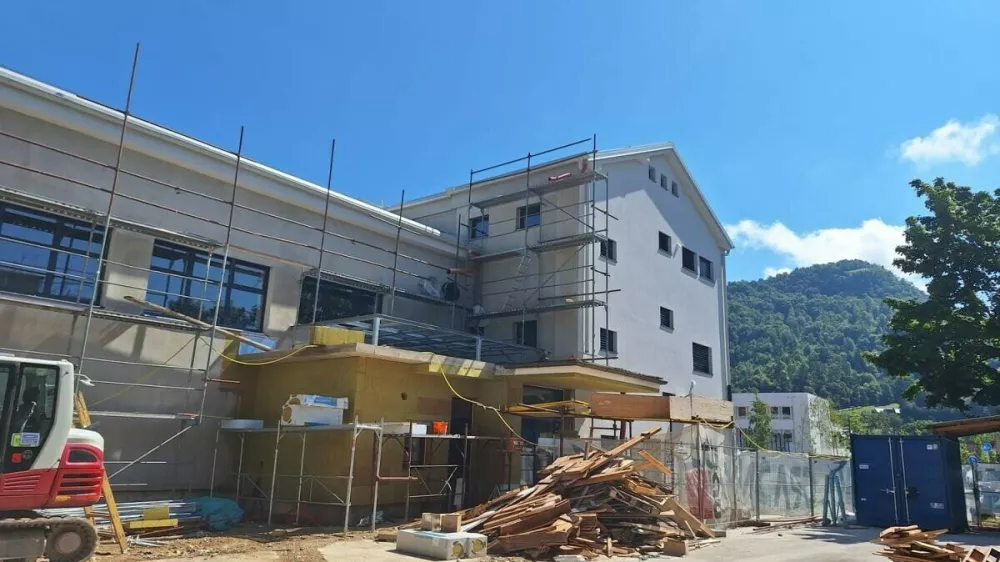 Zaradi spremembe projekta se je podalj&scaron;al tudi rok izvedbe del na Knjižnici Franceta Balantiča. Foto: Občina Kamnik