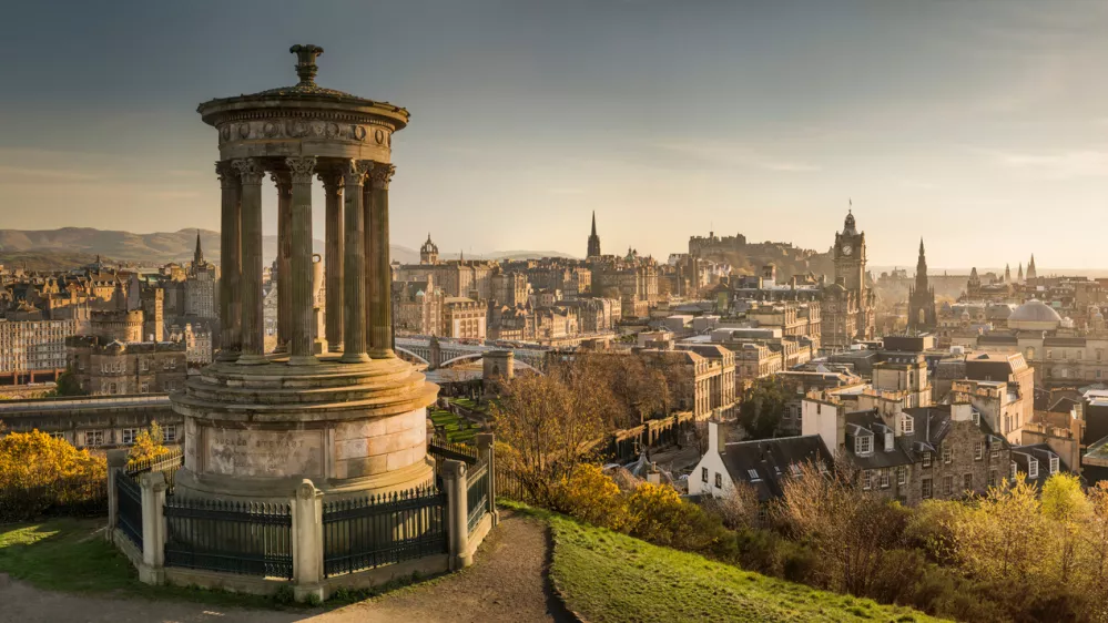 A view of Edinburgh's skyline taken from Carlton Hill