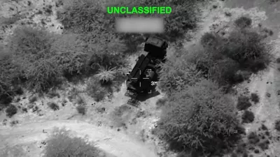 Military equipment targeted at an unknown location, during what the U.S. Central Command (CENTCOM) says are strikes on Iranian military targets, in this screengrab taken from a handout video released on July 23, 2026. U.S. Central Command/Handout via REUTERS  THIS IMAGE HAS BEEN SUPPLIED BY A THIRD PARTY NO RESALES. NO ARCHIVES. MANDATORY CREDIT. REFILE - VERIFICATION LINE ADDED VERIFICATION: - Location and date could not be verified - No earlier version of the video found posted online before Thursday (July 23)