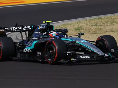 Formula One F1 - Hungarian Grand Prix - Hungaroring, Budapest, Hungary - July 25, 2026 Mercedes' Andrea Kimi Antonelli during qualifying REUTERS/Bernadett Szabo