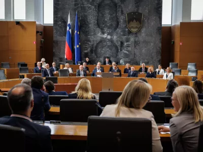 Ljubljana, drzavni zbor.Zaprisege ministrov nove vlade.