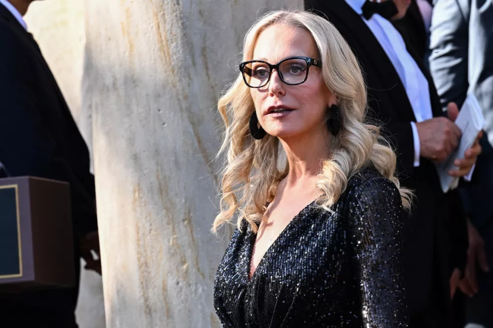 Katharina Wagner, great-granddaughter of composer Richard Wagner, attends the opening of the Bayreuth Festival at the Richard Wagner Festival Hall, in Bayreuth, Germany July 25, 2026. REUTERS/Angelika Warmuth