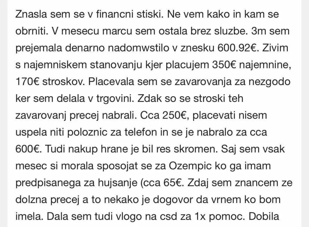 Burni odzivi na pro&scaron;nje za plačilo zdravil za huj&scaron;anje: &raquo;Pomoč je namenjena osnovnim potrebam&laquo;