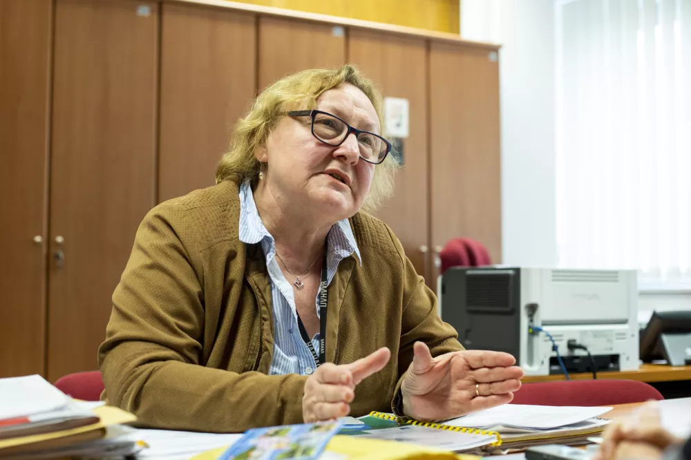 - 07.02.2019 - Andreja Bizjak, dr. vet. Med., direktorica In&scaron;pekcije za varno hrano na Upravi RS za veterinarstvo in varstvo rastlin pri Ministrstvu za kmetijstvo, gozdarstvo in prehrano.  //FOTO: Matjaž Ru&scaron;t