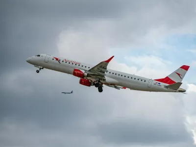 Austrian Airways, AUA, Embraer 195. Foto: Profimedia