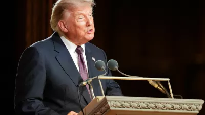 President Donald Trump speaks at the funeral of Sen. Lindsey Graham, R-S.C., at the Washington National Cathedral, Tuesday, July 28, 2026, in Washington.   Alex Brandon/Pool via REUTERS