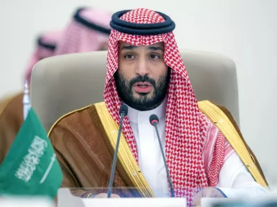 This handout picture provided by the Saudi Press Agency SPA on July 19, 2023 shows Saudi Crown Prince Mohammed bin Salman speaking during GCC-Central Asia Summit in Jeddah.,Image: 790417573, License: Rights-managed, Restrictions: RESTRICTED TO EDITORIAL USE - MANDATORY CREDIT "AFP PHOTO / SPA" - NO MARKETING NO ADVERTISING CAMPAIGNS - DISTRIBUTED AS A SERVICE TO CLIENTS, ***HANDOUT image or SOCIAL MEDIA IMAGE or FILMSTILL for EDITORIAL USE ONLY! * Please note: Fees charged by Profimedia are for the Profimedia's services only, and do not, nor are they intended to, convey to the user any ownership of Copyright or License in the material. Profimedia does not claim any ownership including but not limited to Copyright or License in the attached material. By publishing this material you (the user) expressly agree to indemnify and to hold Profimedia and its directors, shareholders and employees harmless from any loss, claims, damages, demands, expenses (including legal fees), or any causes of action or allegation against Profimedia arising out of or connected in any way with publication of the material. Profimedia does not claim any copyright or license in the attached materials. Any downloading fees charged by Profimedia are for Profimedia's services only. * Handling Fee Only ***, Model Release: no 