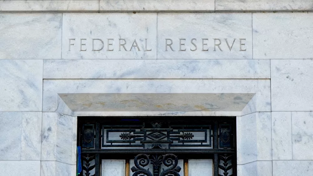 FILE PHOTO: Renovations continue at the Federal Reserve Board building in Washington, D.C., U.S., November 14, 2025. REUTERS/Elizabeth Frantz/File Photo