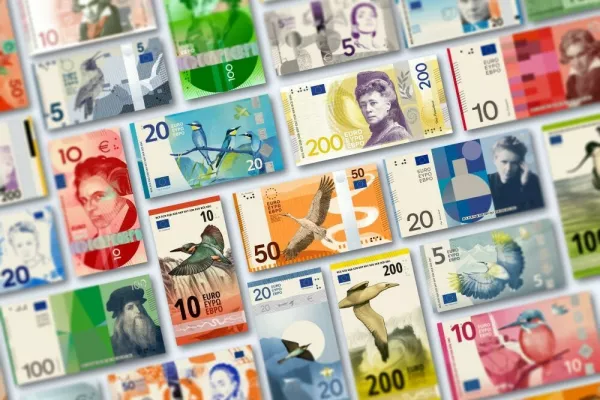 Oblikovni predlogi novih evrskih bankovcev. / Foto: Ecb