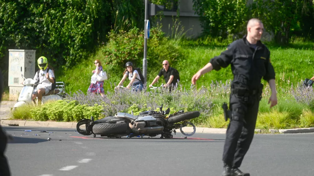 Čeprav je imel 1,63 promila alkohola v krvi, motorist za nesrečo ni bil kriv