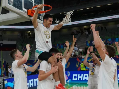 19.07.2026. Ko&scaron;arka finale Evropskega prvenstva U 20 Slovenija - Srbija. Foto: Bojan Velikonja / Foto: 