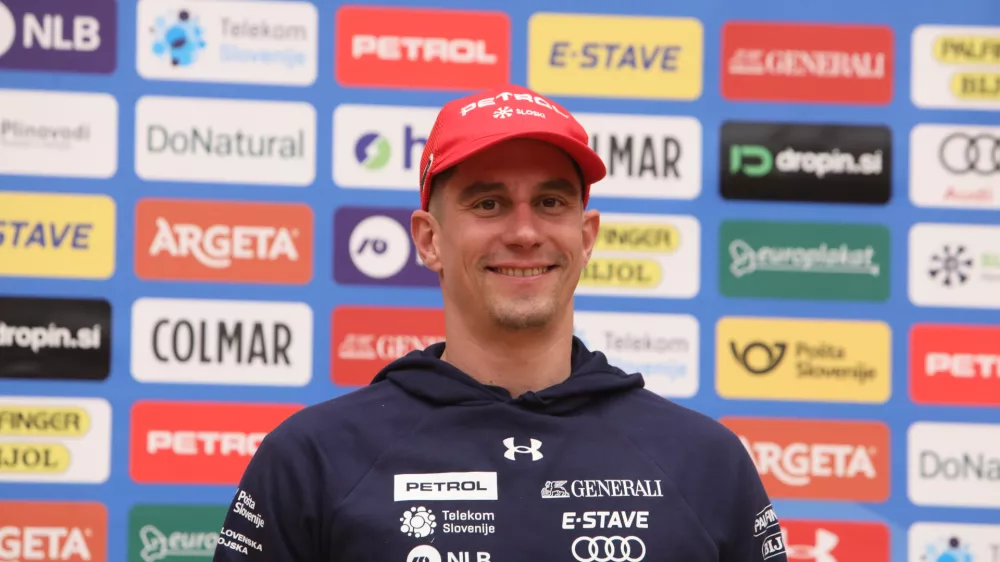 - Žan Kranjec,- 07.10.2025. Predstavitev reprezentanc Smučarske zveze Slovenije za novo tekmovalno sezono.//FOTO: Bojan Velikonja
