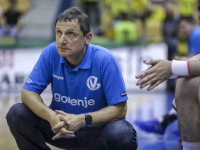 trener RK Velenje dr. Marko &Scaron;ibila   - rokomet 2016 - G Velenje - Celje PL, 1. liga, odločilna tekma za naslov državnega prvaka, 10. krog:   //FOTO: Jaka Gasar
