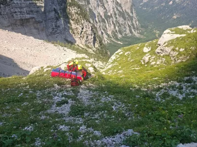 Gorska re&scaron;evalna zveza Slovenije, gore, hribi, re&scaron;evanje, gorski re&scaron;evalci, intervencija / Foto: Grzs
