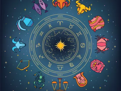 Astrological sign. Colorful horoscope Zodiac Star signs / Foto: Maewchansilpa Getty Images