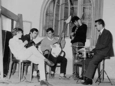 1964, Sloga, Sarajevo - Indexi - Davorin Popovic, Ismet Nuno Arnautalic, Fadil Redzic, Slobodan Kovacevic, Djordje Kisic. "nPhoto: Ante Jelavic/HaloPix/PIXSELL / Foto: Ante Jelavic/history