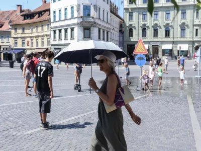 - 30.07.2026 - vročina, turisti//FOTO: Jaka Gasar