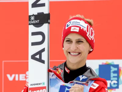 Eva Pinkelnig- 23.02.2020 &ndash; Ljubno ob Savinji - FIS Svetovni pokal v smučarskih skokih za ženske - ženski smučarki skoki &ndash; posamična tekma //FOTO: Matjaž Ru&scaron;t