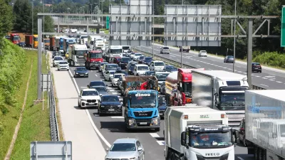 06.07.2026. Zastoj na zahodni obvoznici. Foto: Bojan Velikonja