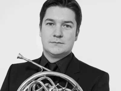 Hornist Andrej Žust je član Berlinskih filharmonikov od leta 2011. F arhiv Festivala Ljubljana