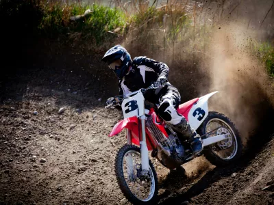 2AAJJ2K moto cross in action