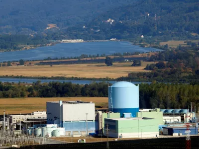 A view of the nuclear power plant in Krsko, Slovenia, August 5, 2026. REUTERS/Borut Zivulovic