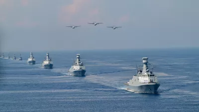 ANTALYA, TURKIYE - JUNE 11: A view from the Distinguished Observer Day activities of the 'Denizkurdu-2/2026' (Sea Wolf) Exercise, conducted under the operational command of the Turkish Naval Forces, held in the Gulf of Antalya, Turkiye on June 11, 2026. Organized by the Turkish Naval Forces Command across the Black Sea, Sea of Marmara, Aegean Sea, and Eastern Mediterranean, the comprehensive exercise saw the participation of 125 naval assets, 60 aircraft, and 18,000 personnel from the Army, Navy, Air Force, Gendarmerie General Command, Coast Guard Command, and Special Forces Command. Orhan Cicek / AnadoluNo Use USA No use UK No use Canada No use France No use Japan No use Italy No use Australia No use Spain No use Belgium No use Korea No use South Africa No use Hong Kong No use New Zealand No use Turkey