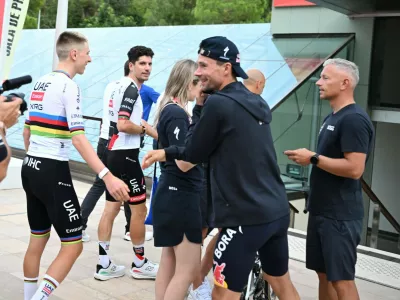 20-08-2026 Allenamento Vigilia Vuelta Espana 2026 2026, Uae Emirates - Xrg 2026, Red Bull - Bora Hansgrohe Pogacar, Tadej Roglic, Primoz Monaco - Montecarlo,Image: 1126503944, License: Rights-managed, Restrictions: PUBLICATIONxNOTxINxITAxFRAxNED, Model Release: no 