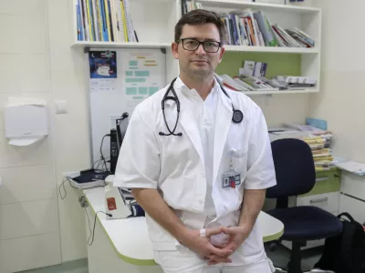 - 02.11.2022 - Rok Ravnikar, dr. med., zdravnik - specialist družinske medicine - Zdravstveni dom dr. Julija Polca Kamnik //FOTO: Jaka Gasar