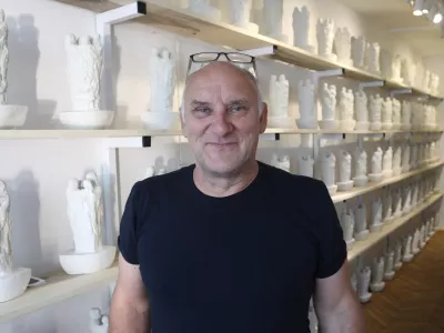 21.5.2026 - Galerija Mulec - trubarjeva cesta - Jiři Kočica, slovenski kipar in pedagog razstavaFoto: Luka Cjuha