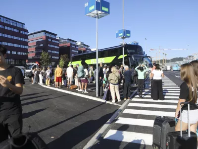 24.8.2026 - nova začasna avtobusna postaja ljubljanaFoto: Luka Cjuha