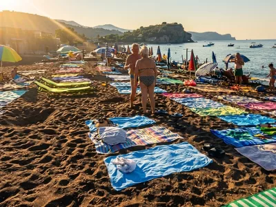brisače na plaži