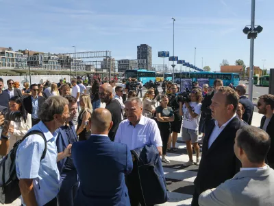 24.8.2026 - nova začasna Avtobusna postaja Ljubljana - Foto: Luka Cjuha